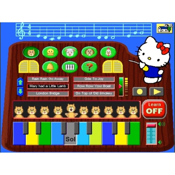Hello Kitty Big Fun Piano Laserlight Children's CD ROM + Felix The Cat 1995 - Picture 7 of 7